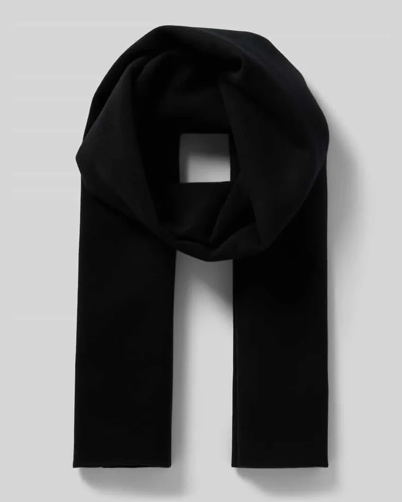 IVY & OAK Schal aus Viskose mit Label-Patch Modell 'AMY Black