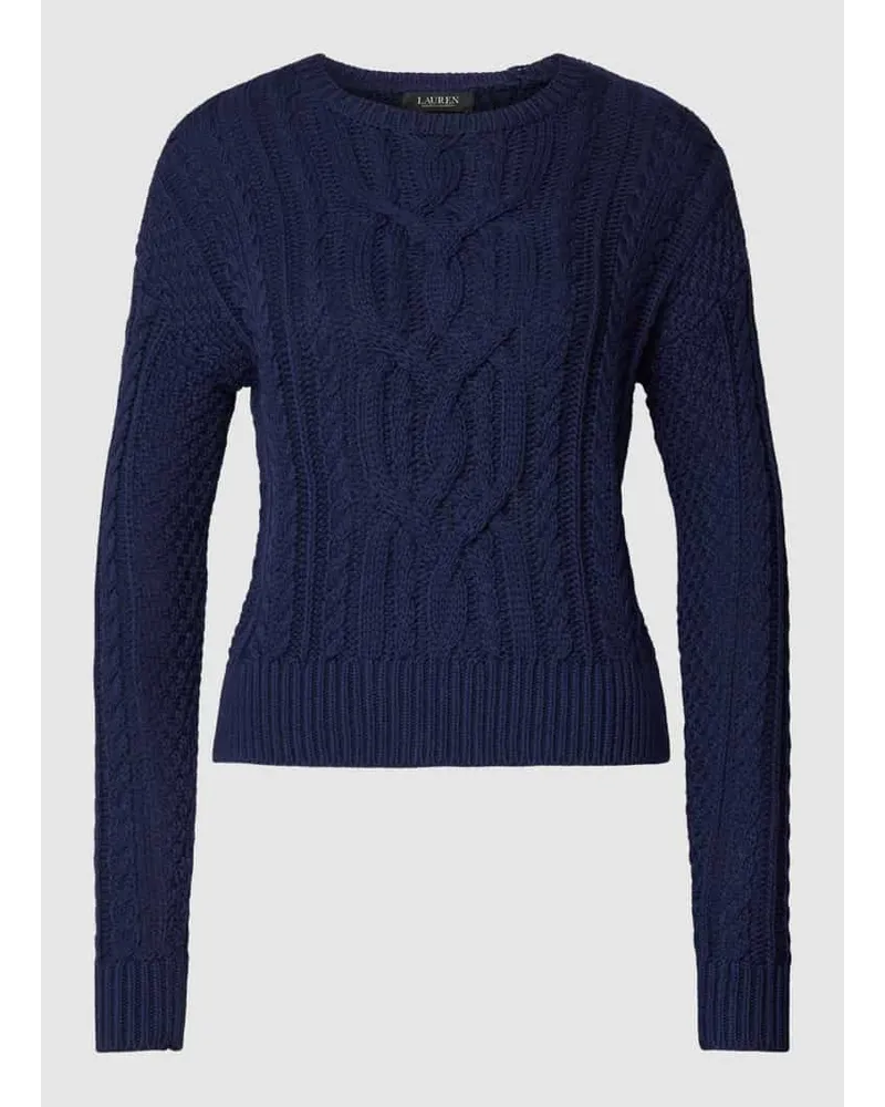 Ralph Lauren Strickpullover mit Zopfmuster Marine