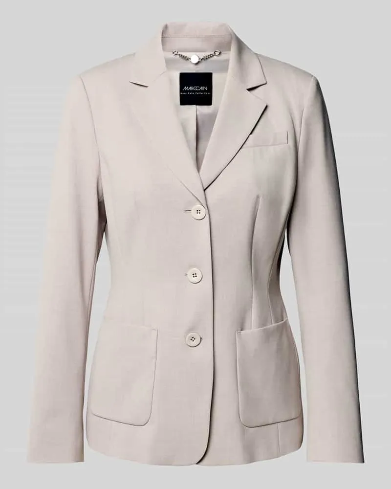 Marc Cain Blazer mit Knopfleiste Kitt