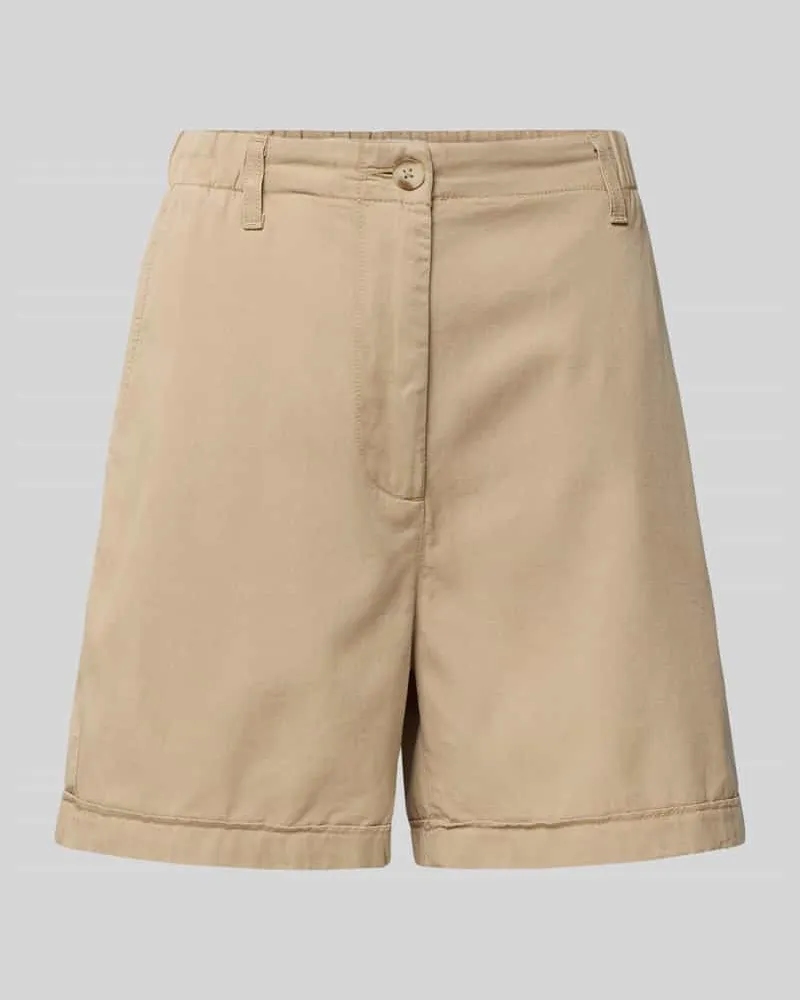 Tommy Hilfiger Regular Fit Chinoshorts aus Lyocell-Baumwoll-Mix Beige