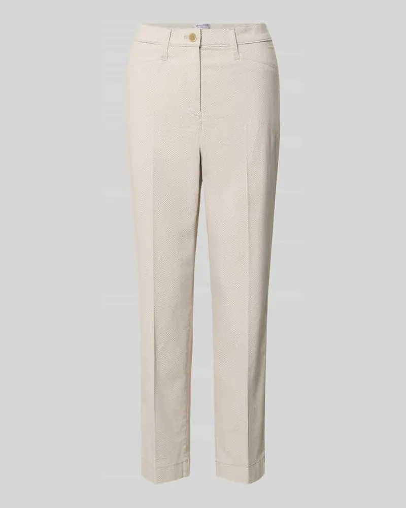 Brax Regular Fit Chino aus Baumwoll-Mix Modell 'LORELLA Beige
