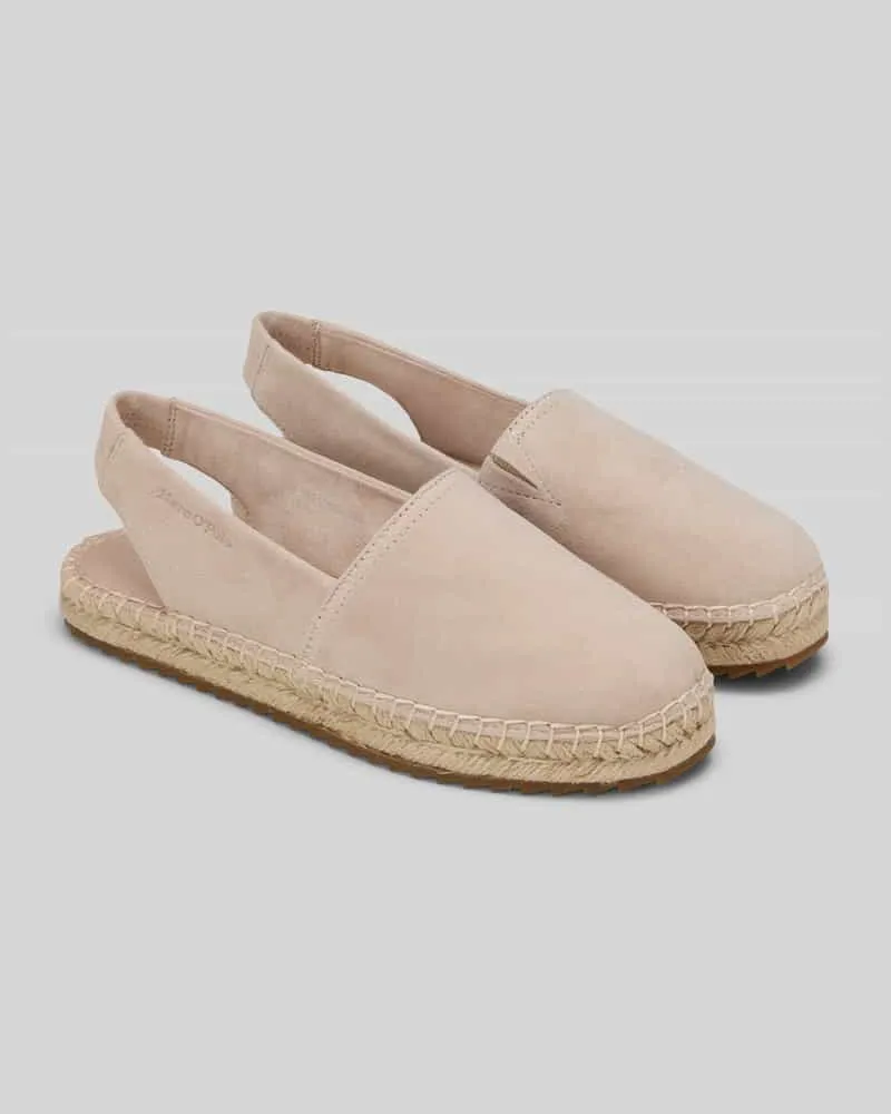 Marc O'Polo Espadrilles aus echtem Veloursleder Modell 'GEM Sand