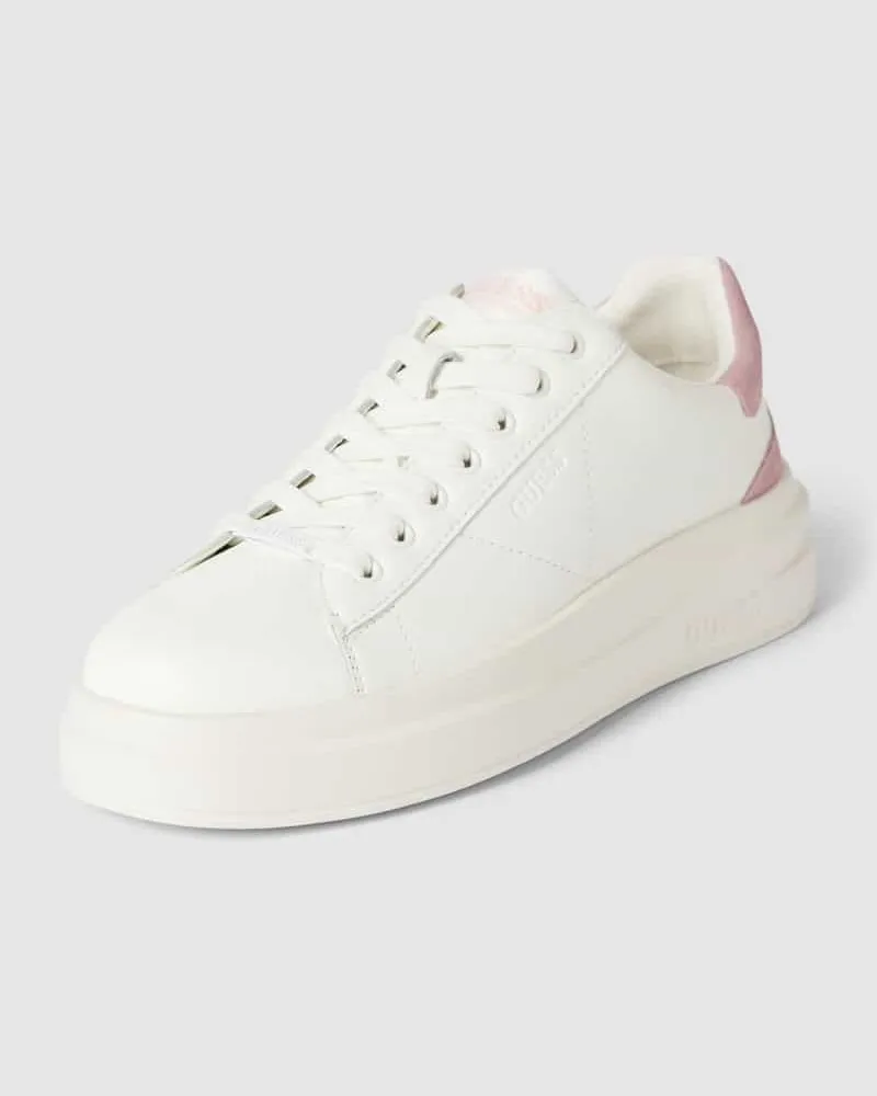 Guess Sneaker mit Kontrastbesatz Modell 'ELBINA Pink