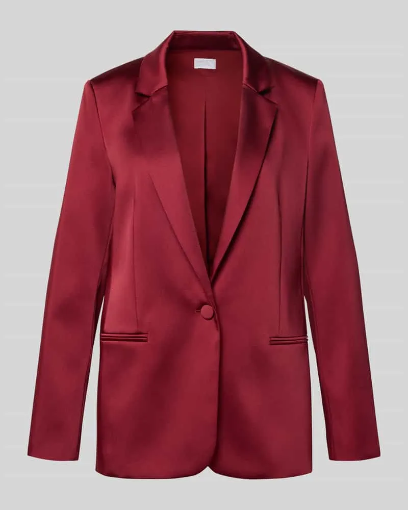 JAKE*S Blazer in Satin-Optik Bordeaux