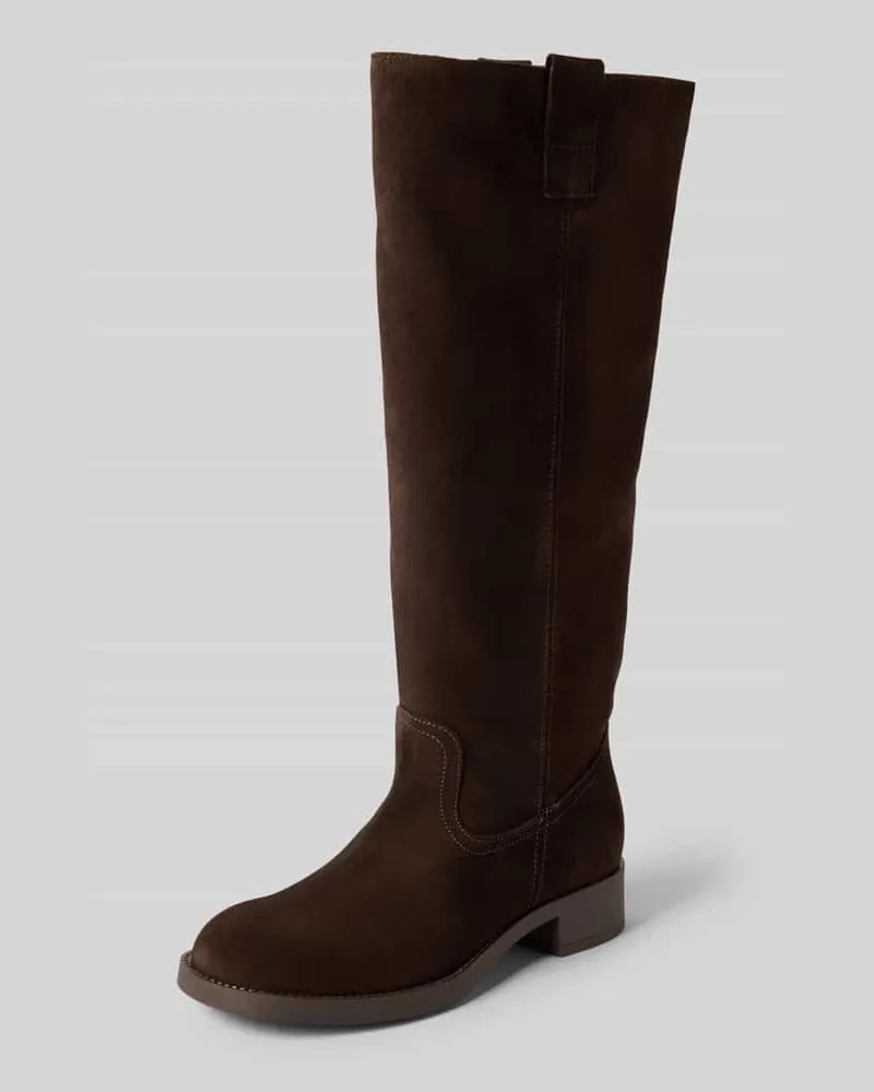 Steve Madden Stiefel aus Leder Modell 'Zola Schoko