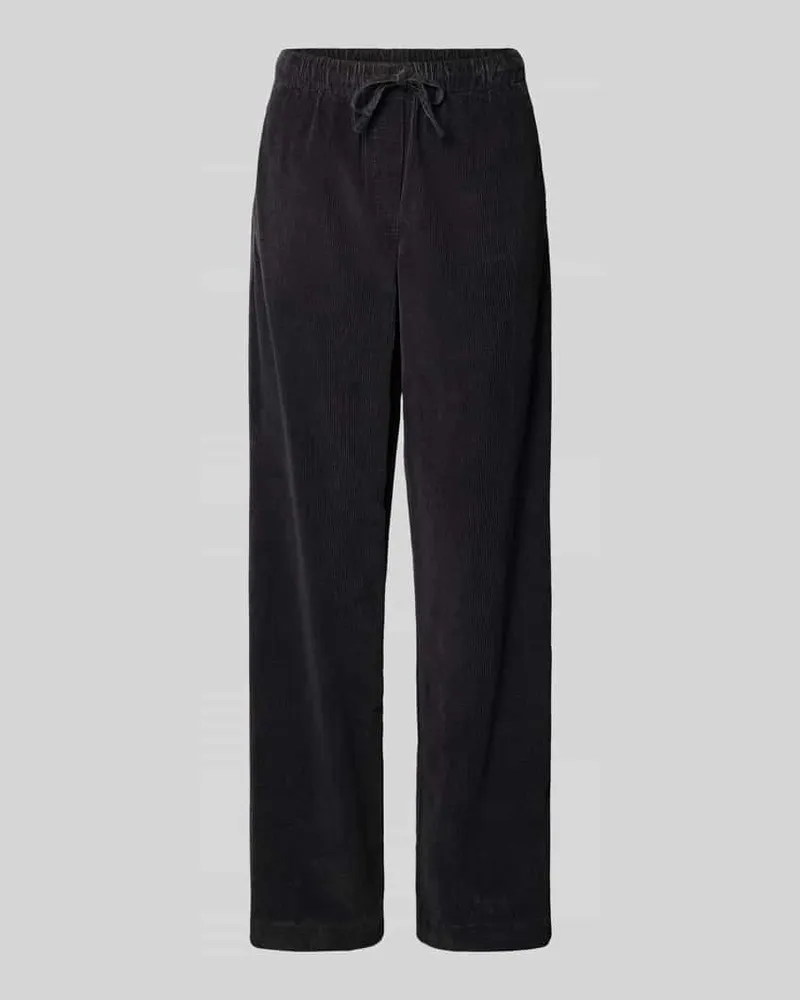 Armedangels Wide Leg Cordhose aus Baumwoll-Mix Modell 'JAIMILAA CORDUROY Anthrazit