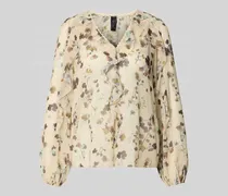 Bluse im Allover-Look mit Volants