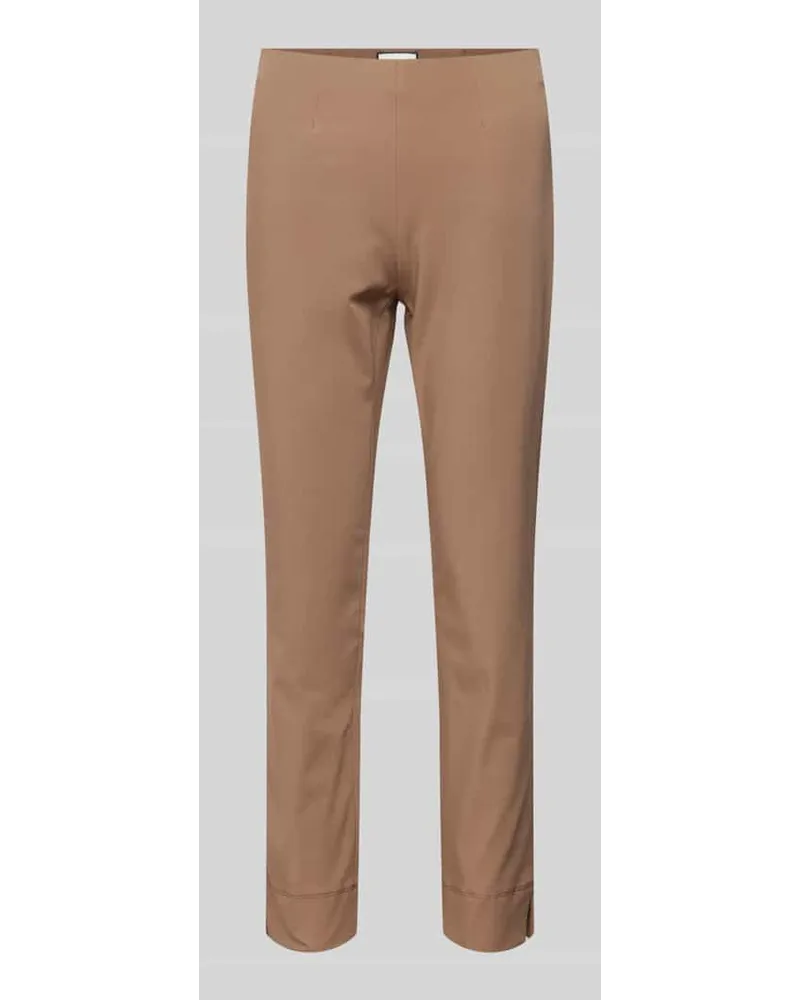 SEDUCTIVE  Slim Fit Stoffhose in verkürzter Passform Modell 'SABRINA Camel