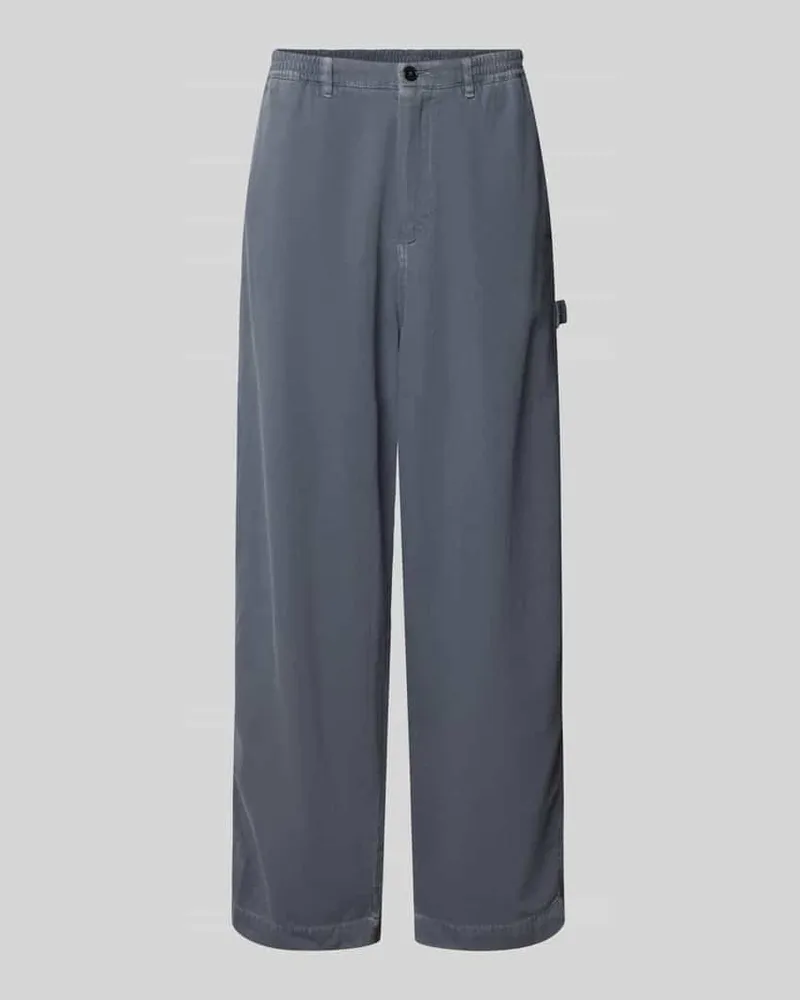 American Vintage Wide Fit Jeans mit teilelastischem Bund Modell 'Lycaz Rauchblau