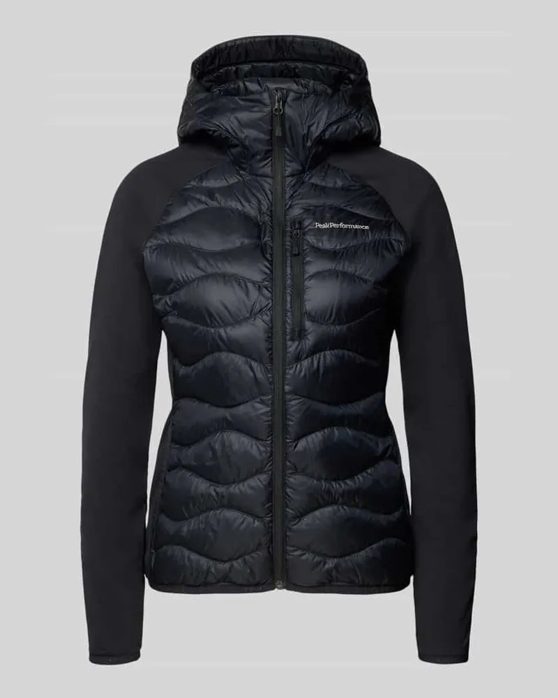 Peak Performance Steppjacke mit Kapuze Black