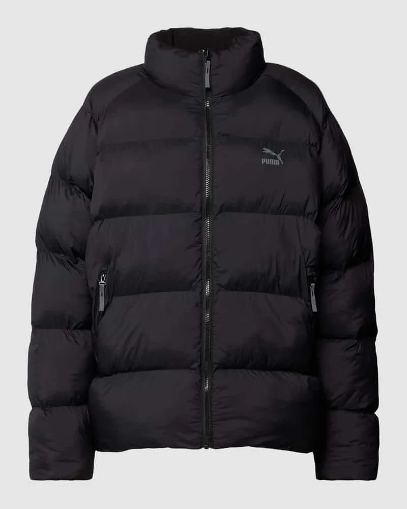 Puma Steppjacke mit Label-Print Black