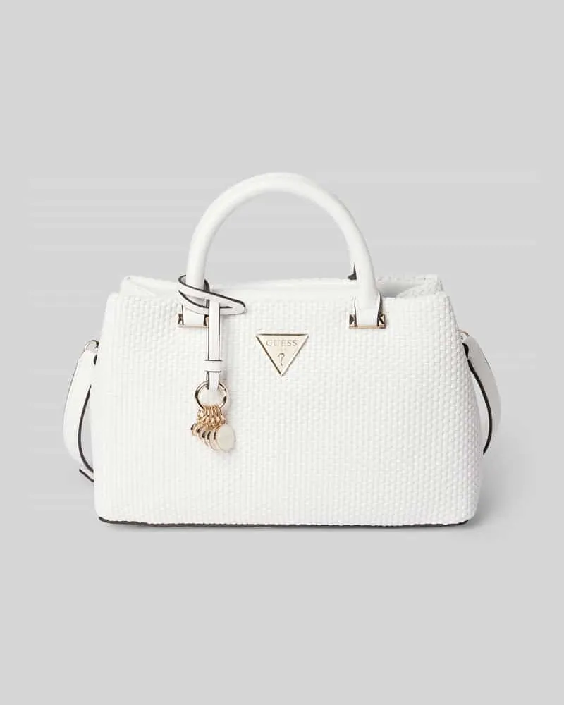 Guess Handtasche mit Label-Detail Modell 'PHAEDRA Weiss