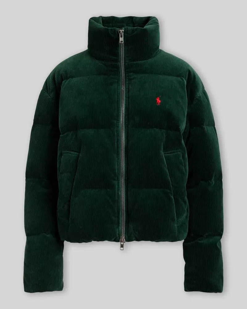 Ralph Lauren Relaxed Fit Steppjacke aus Baumwoll-Mix Dunkelgruen