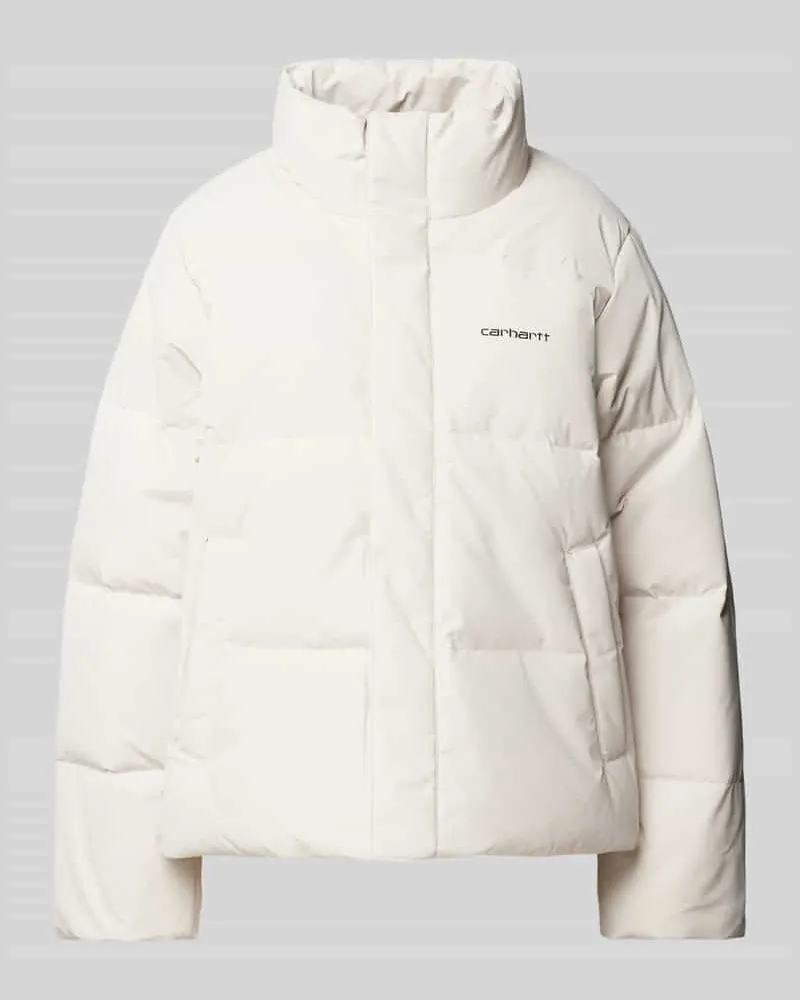 Carhartt WIP Steppjacke mit Stehkragen Modell 'Yanie Offwhite