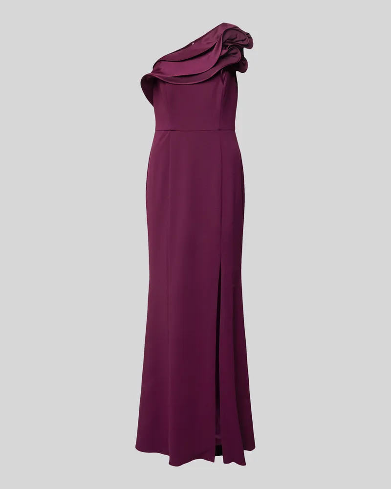 Adrianna Papell Abendkleid mit Gehschlitz Bordeaux