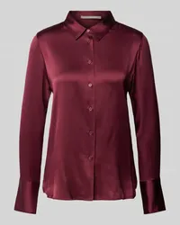 (THE MERCER) N.Y. Bluse mit Knopfleiste Bordeaux