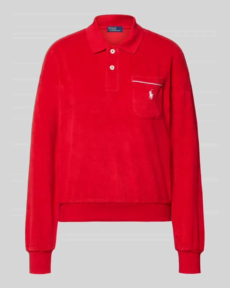 Ralph Lauren Regular Fit Poloshirt aus Baumwoll-Mix Rot