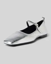 Vagabond Ballerinas aus Leder Modell 'DELIA Silber