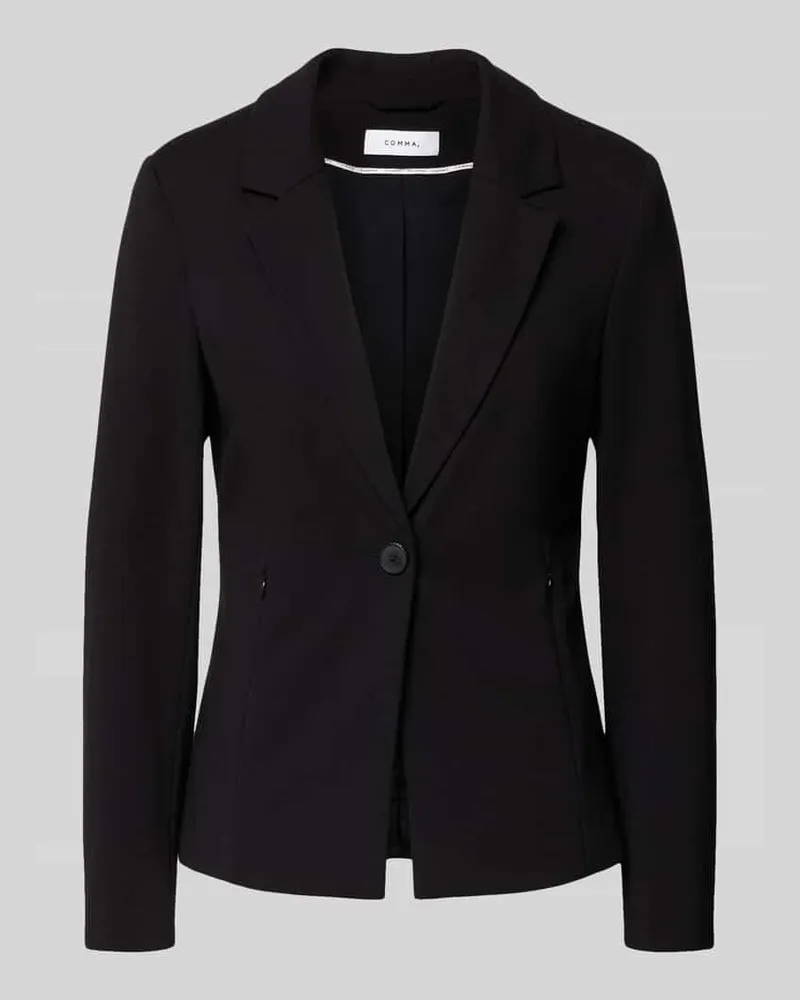 COMMA Blazer mit Reverskragen Black