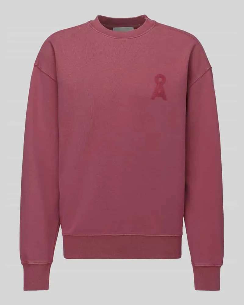 Armedangels Sweatshirt mit Logo-Stitching ICONIC GMT Altrosa
