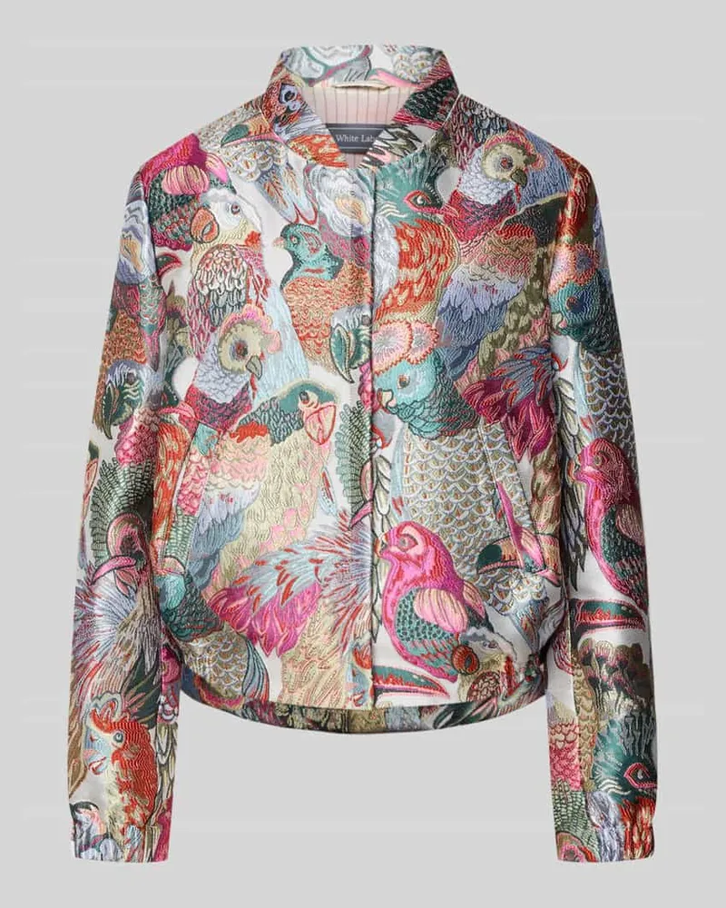 White Label Blouson mit Stehkragen Rot