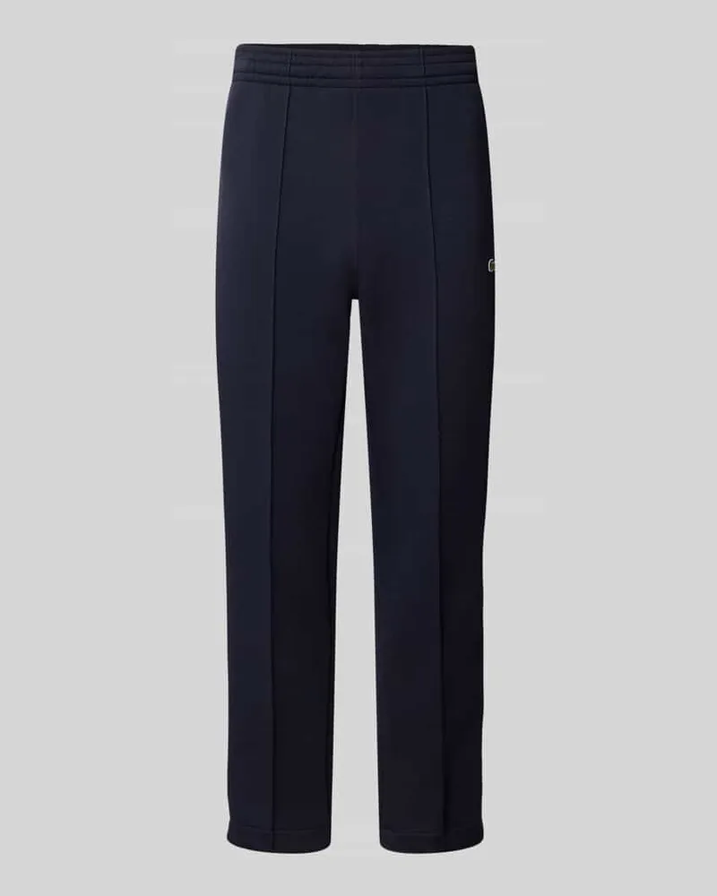Lacoste Regular Fit Jogpants aus Baumwoll-Mix Marine