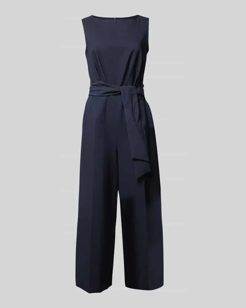 Betty Barclay Jumpsuit mit Bindegürtel Marine