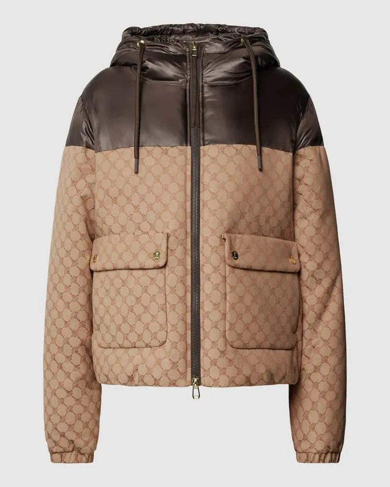 JOOP! Steppjacke mit seitlichen Pattentaschen Camel
