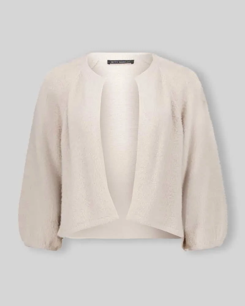 Betty Barclay Regular Fit Strickjacke mit 3/4-Arm Sand