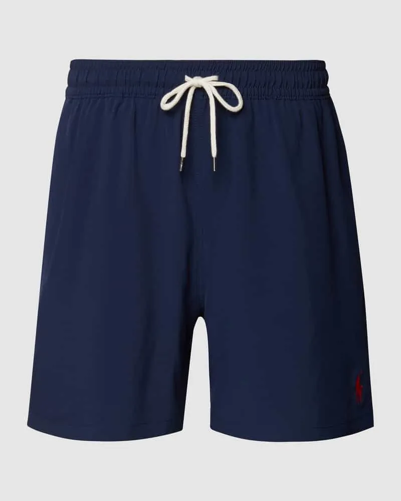 Ralph Lauren Badehose mit kontrastiven Details Marine