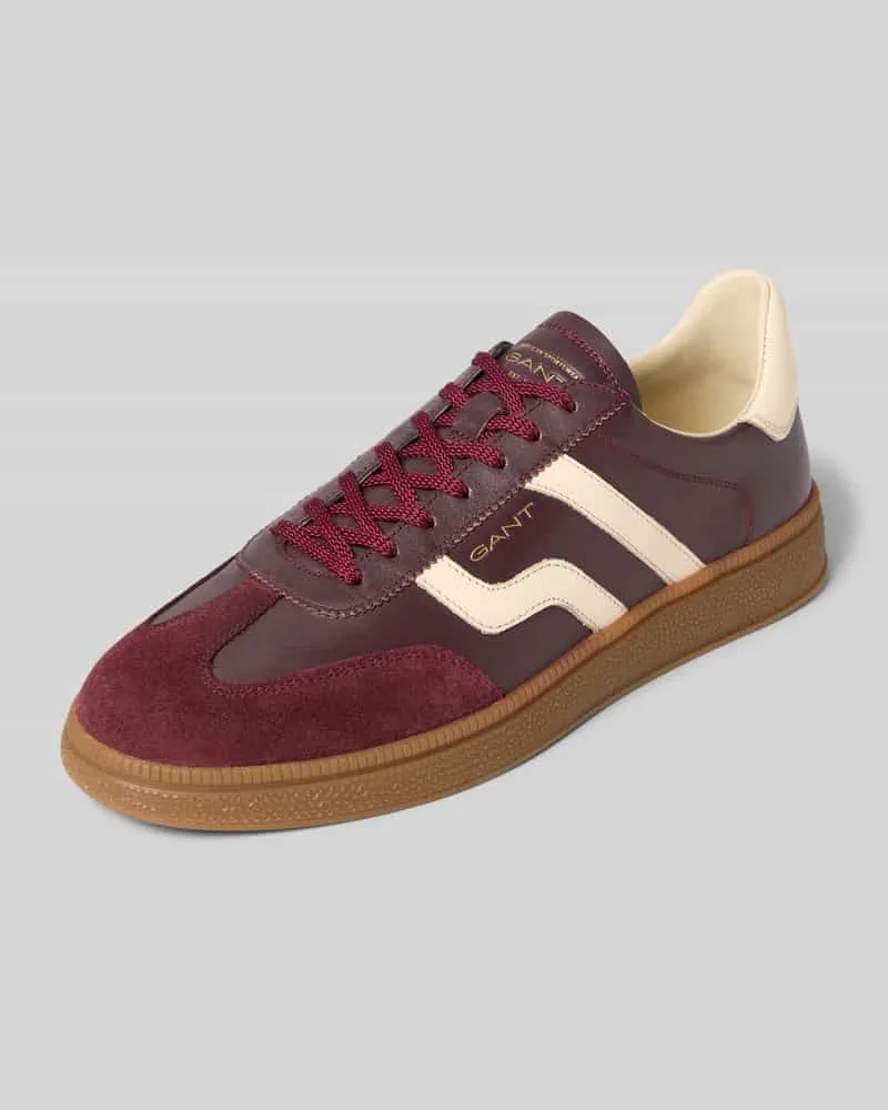 Gant Sneaker aus echtem Leder Modell 'Cuzmo Bordeaux