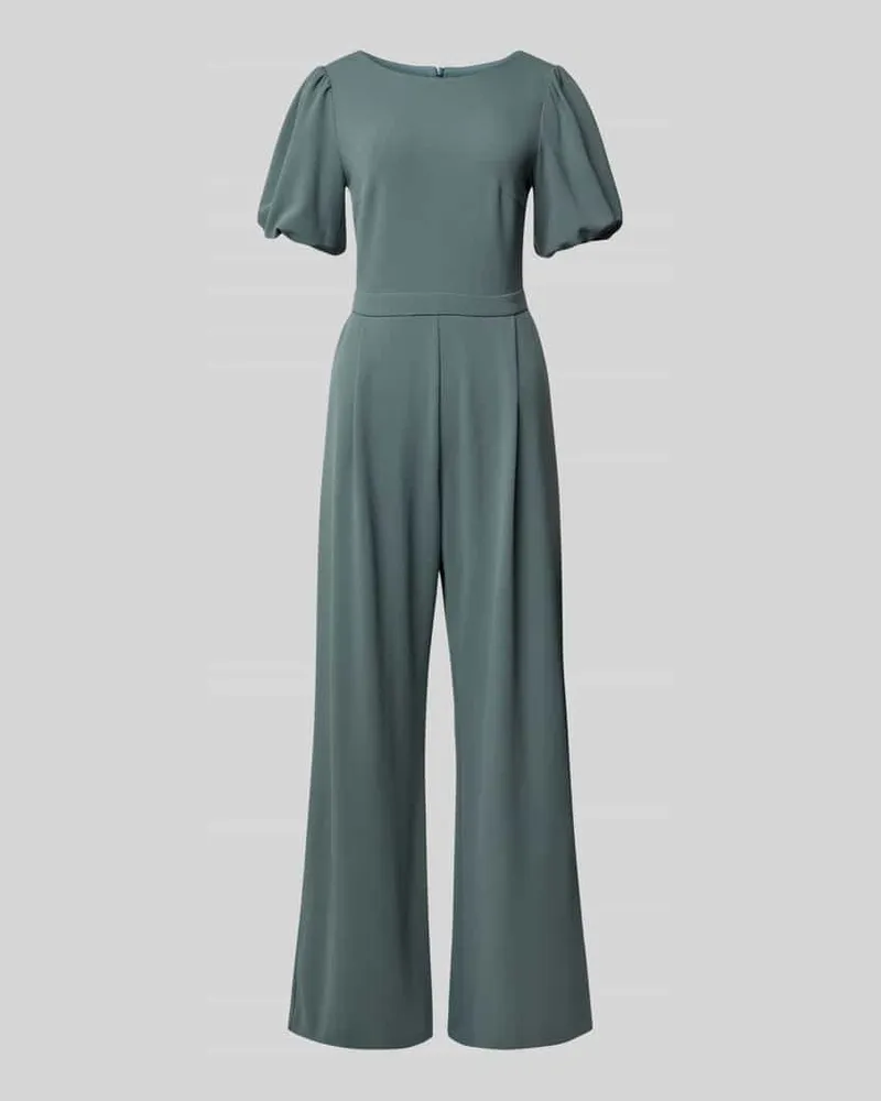 Swing Jumpsuit mit Taillenpasse Gruen