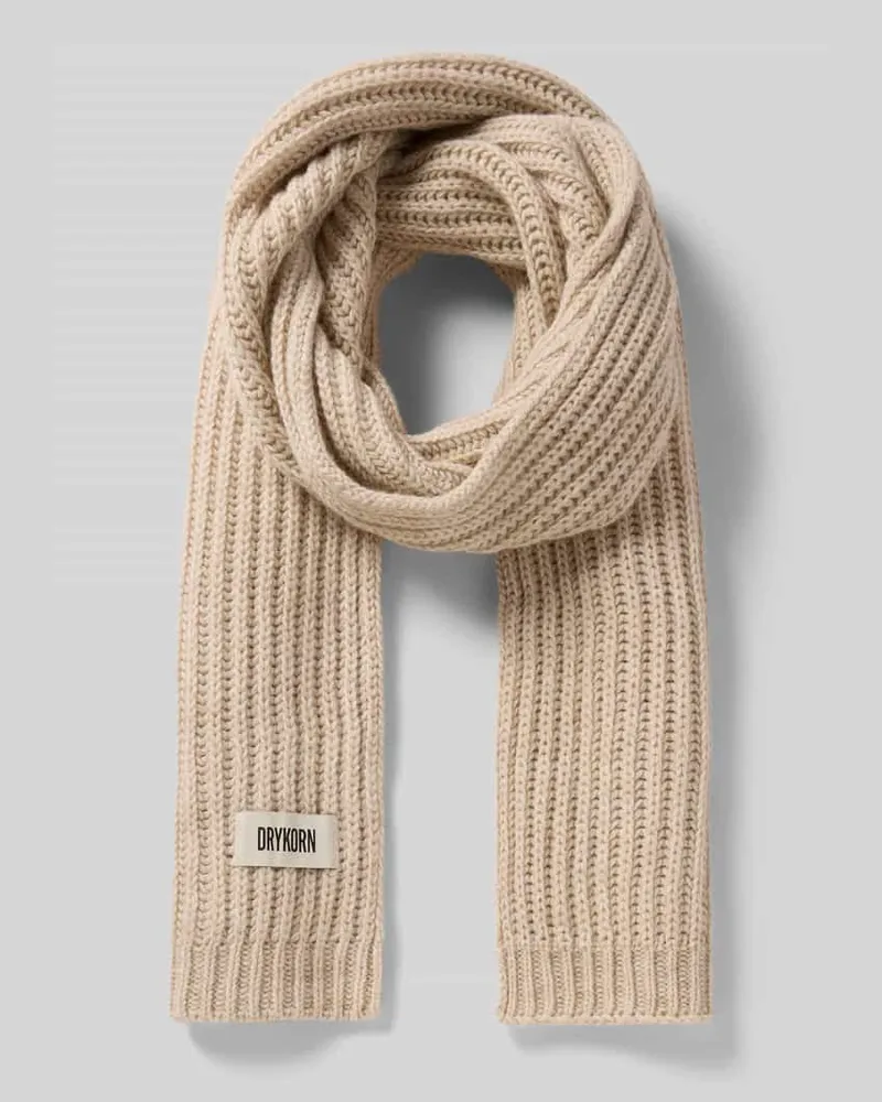 Drykorn Schal mit Label-Detail Modell 'CRONICA Sand