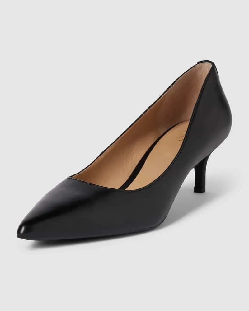 Ralph Lauren Pumps aus Leder Modell 'ADRIENNE Black