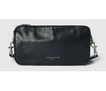 Handtasche mit Label-Details Modell 'Clarice