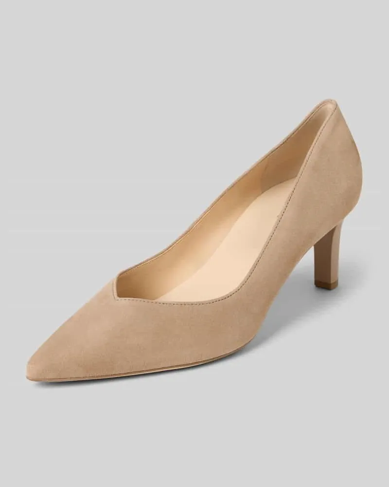 Högl Pumps aus echtem Leder Modell 'Boulevard Taupe