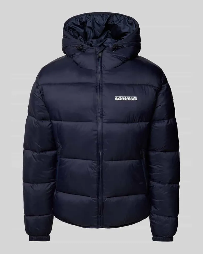 Napapijri Steppjacke mit Label-Print Modell 'SUOMI Marine