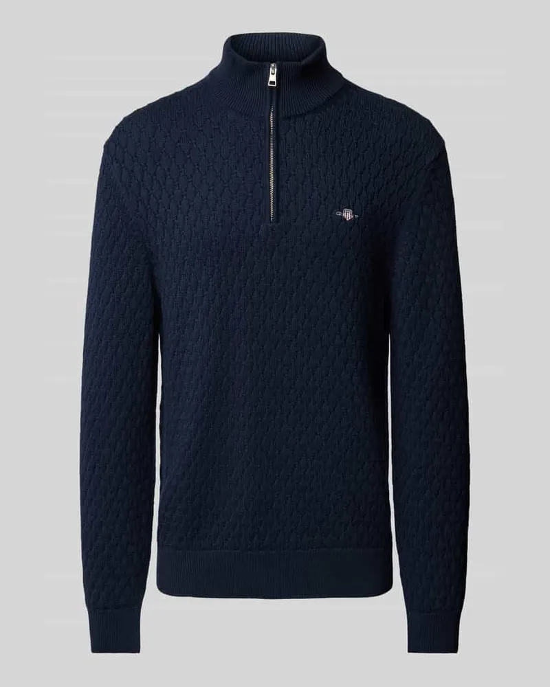 Gant Troyer mit Label-Stickerei Marine