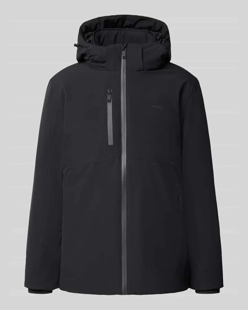 Lindbergh Regular Fit Jacke mit Logo-Print Dunkelblau