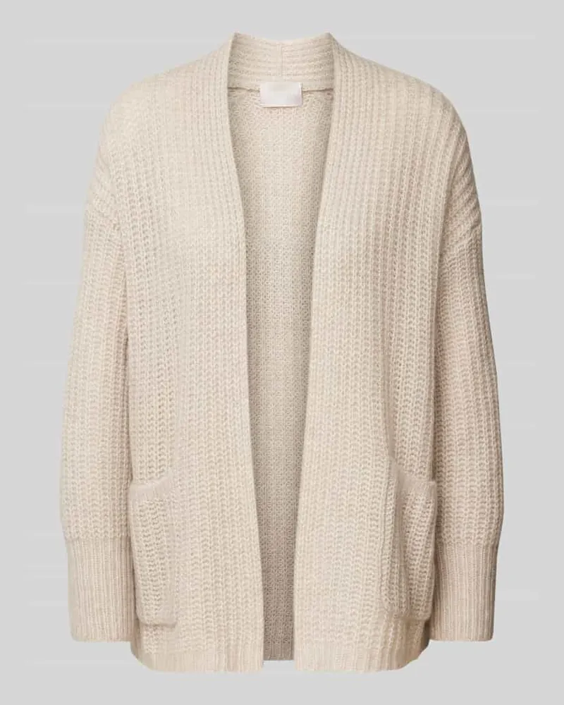 hemisphere Cardigan aus Kaschmir-Baumwoll-Mix Stein