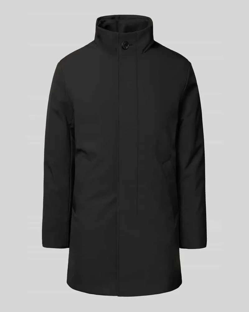Matinique Regular Fit Funktionsmantel mit Eingrifftaschen Modell 'Harvey Black