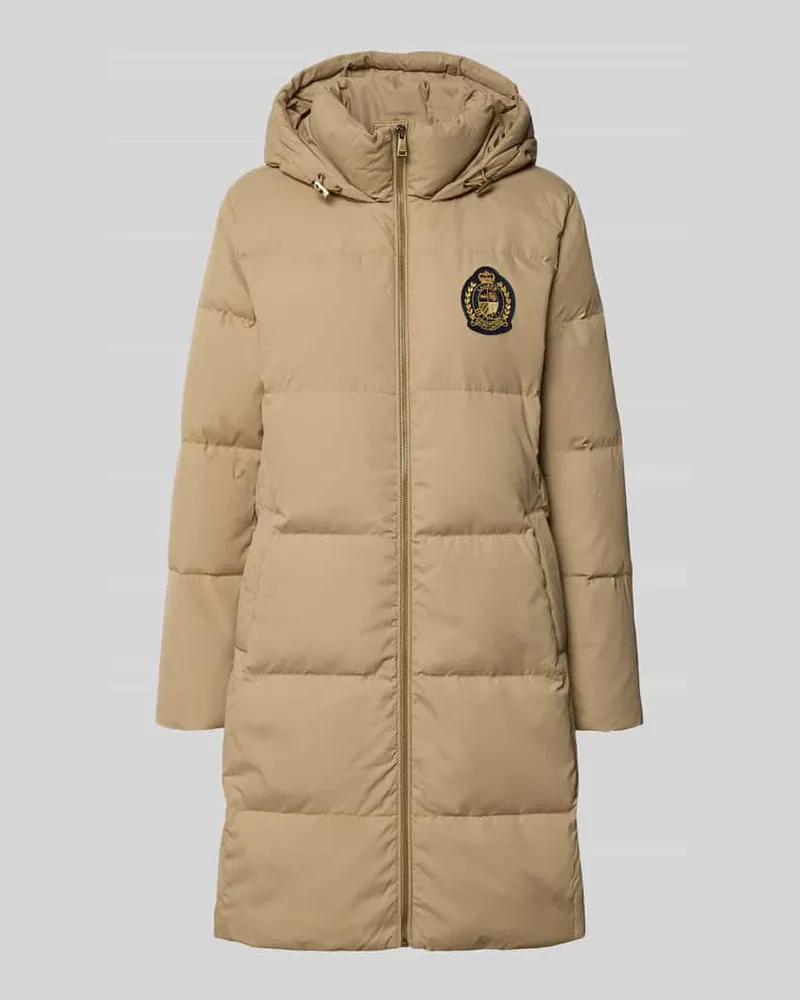 Ralph Lauren Steppmantel mit Label-Stitching Beige