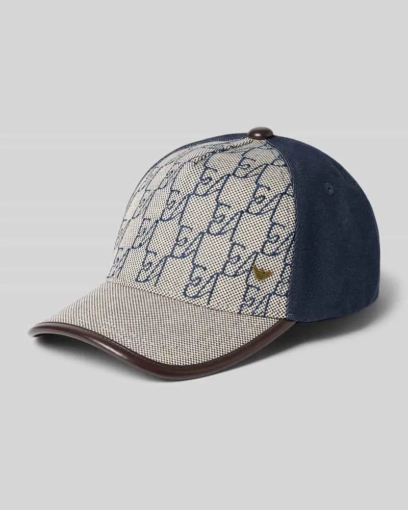 Emporio Armani Basecap mit Label-Applikation Blau
