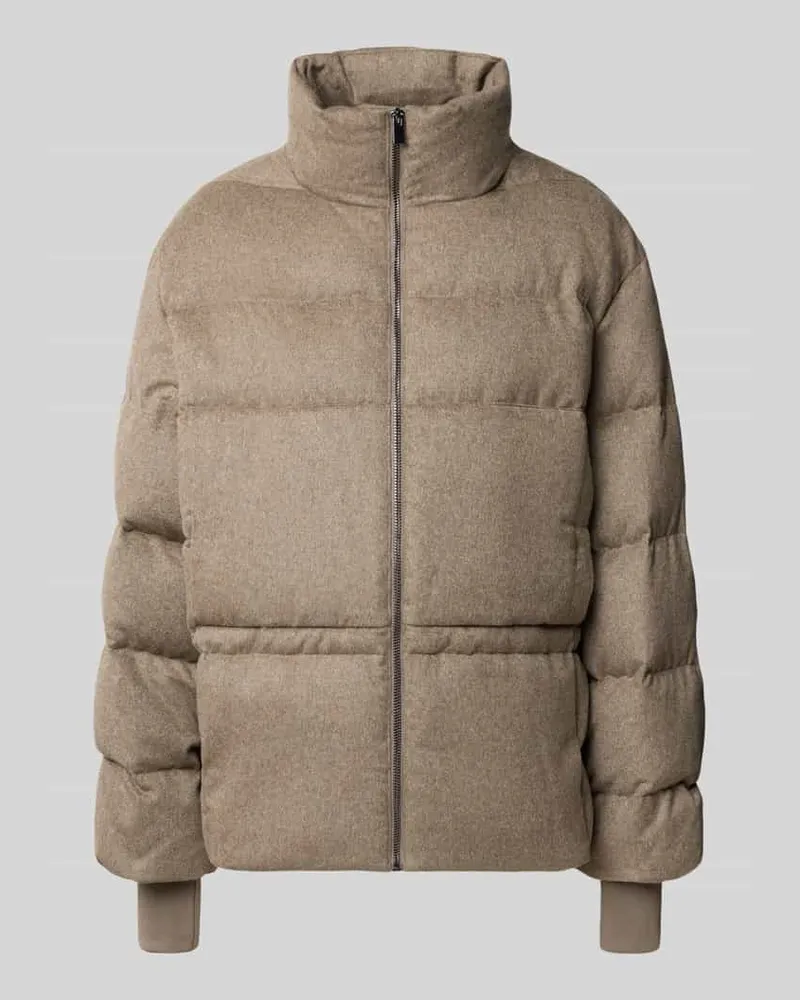 someday. Steppjacke mit Stehkragen Modell 'Vajomi cozy Taupe