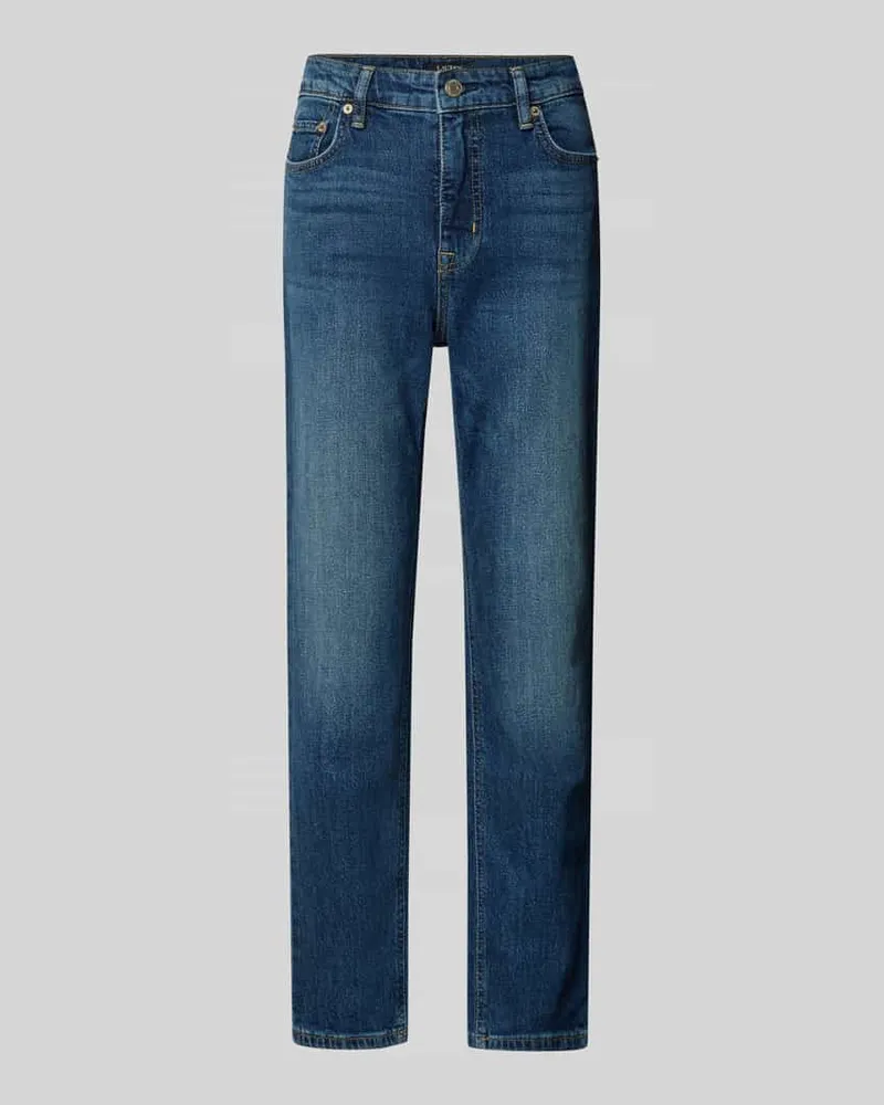 Ralph Lauren High Waist Jeans im 5-Pocket-Design Jeansblau