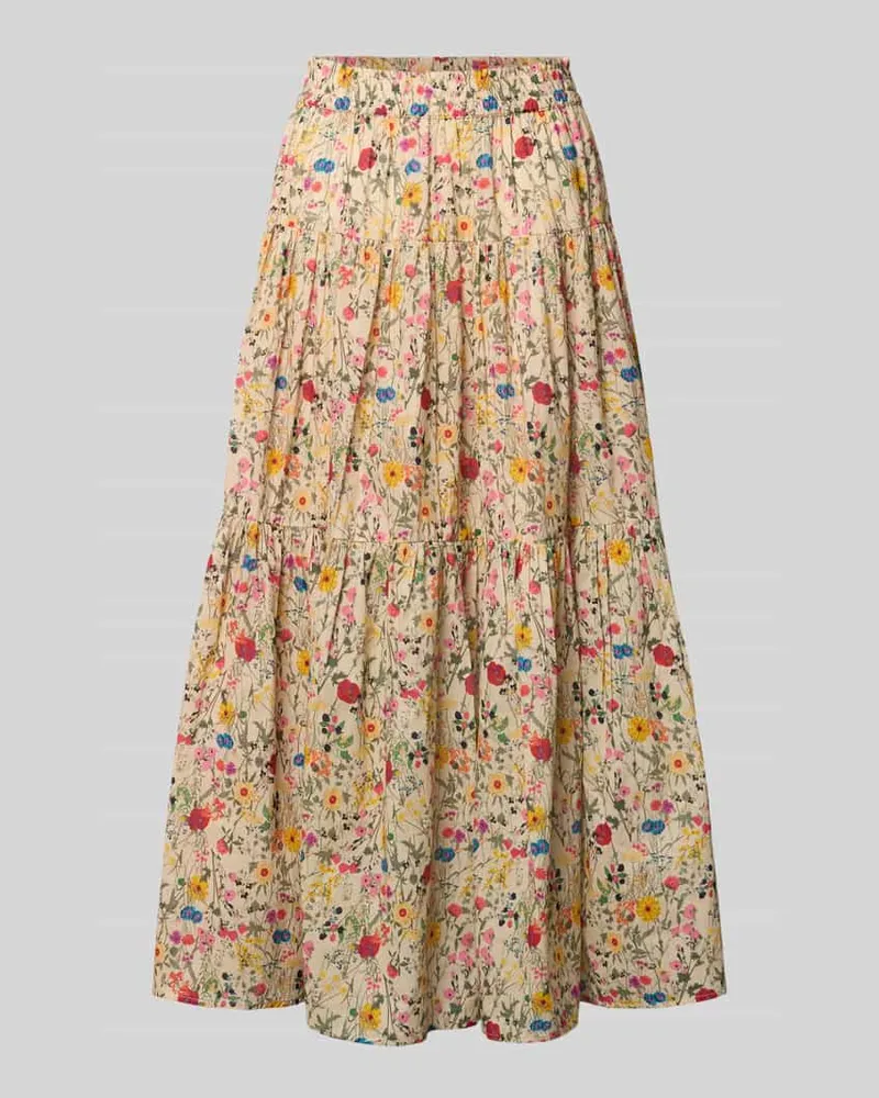 Lollys Laundry Maxirock im Allover-Look Modell 'Sunset Sand