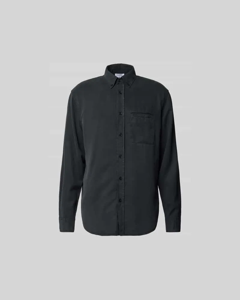 Filippa K Regular Fit Freizeithemd aus Lyocell Dunkelblau