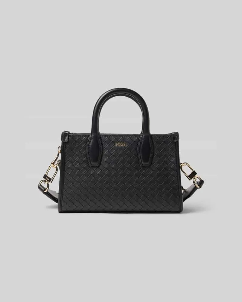 HUGO BOSS Henkeltasche mit abnehmbarem Schulterriemen Modell 'SANDY Black