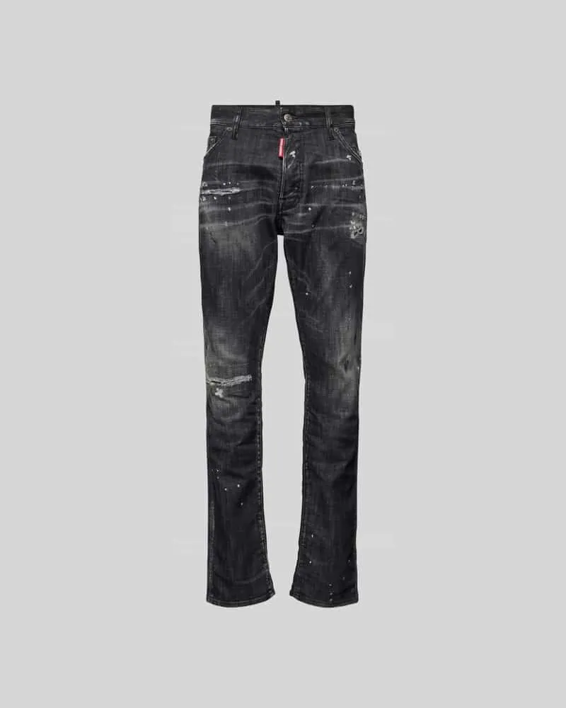 Dsquared2 Jeans im Used-Look Modell 'Cool Guy Jean Black