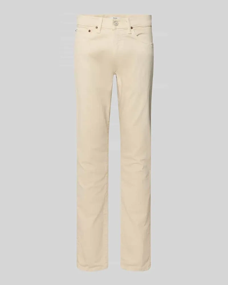 Ralph Lauren Slim Fit Jeans mit 5-Pocket-Design Offwhite